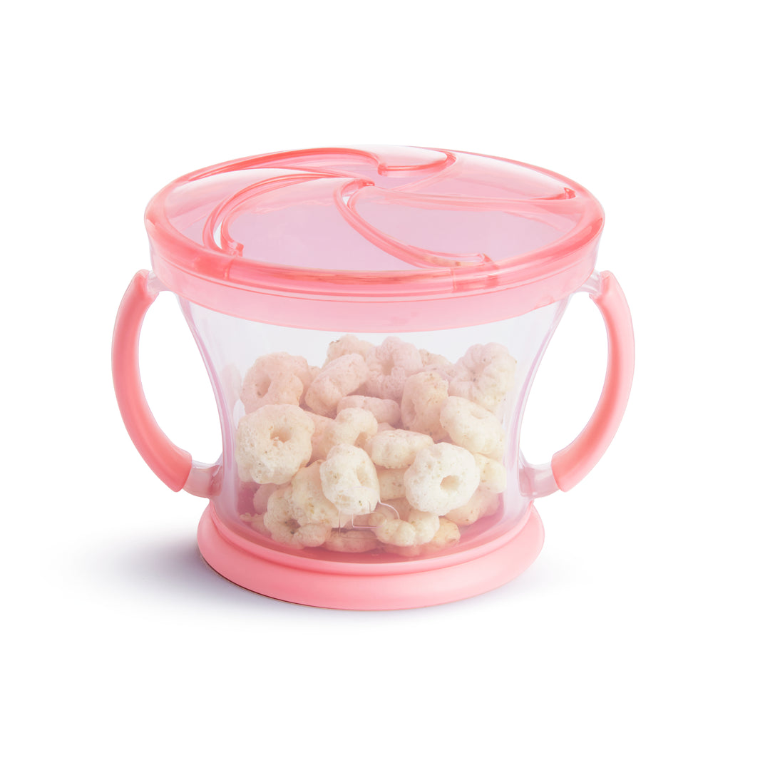 Munchkin Spill-proof Toddler Snack Container With Soft Flaps 1Pk Randomly Selected