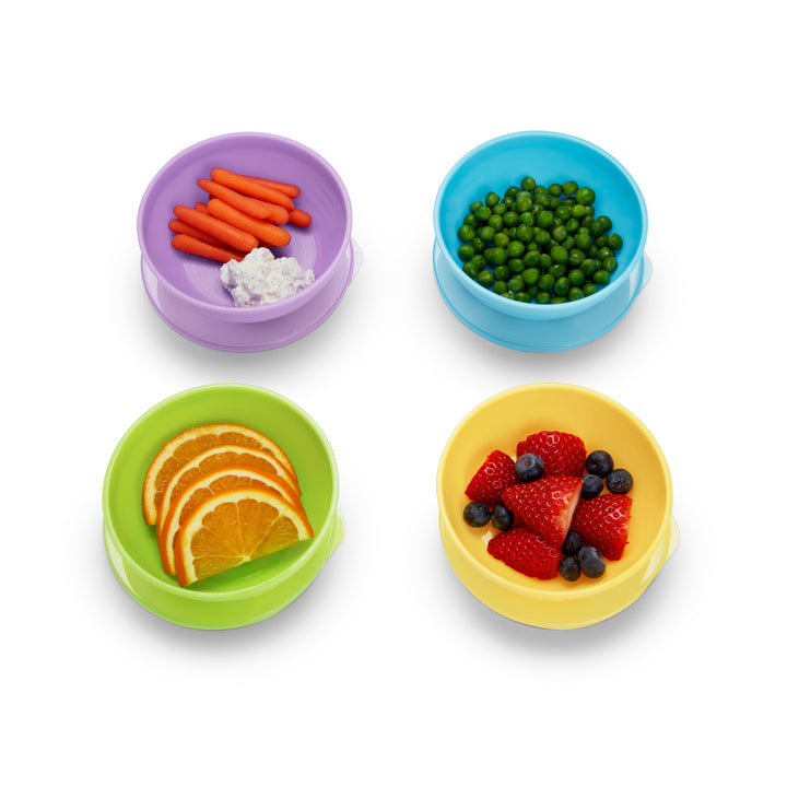 Munchkin Spill Leak And Break Proof Love-a-Bowls With Easy-to-grip Side 10 Piece Set