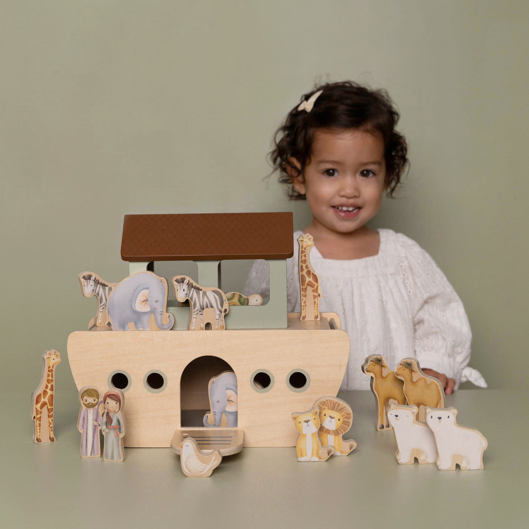 Little Dutch Noah's Ark Kids Wooden Playset