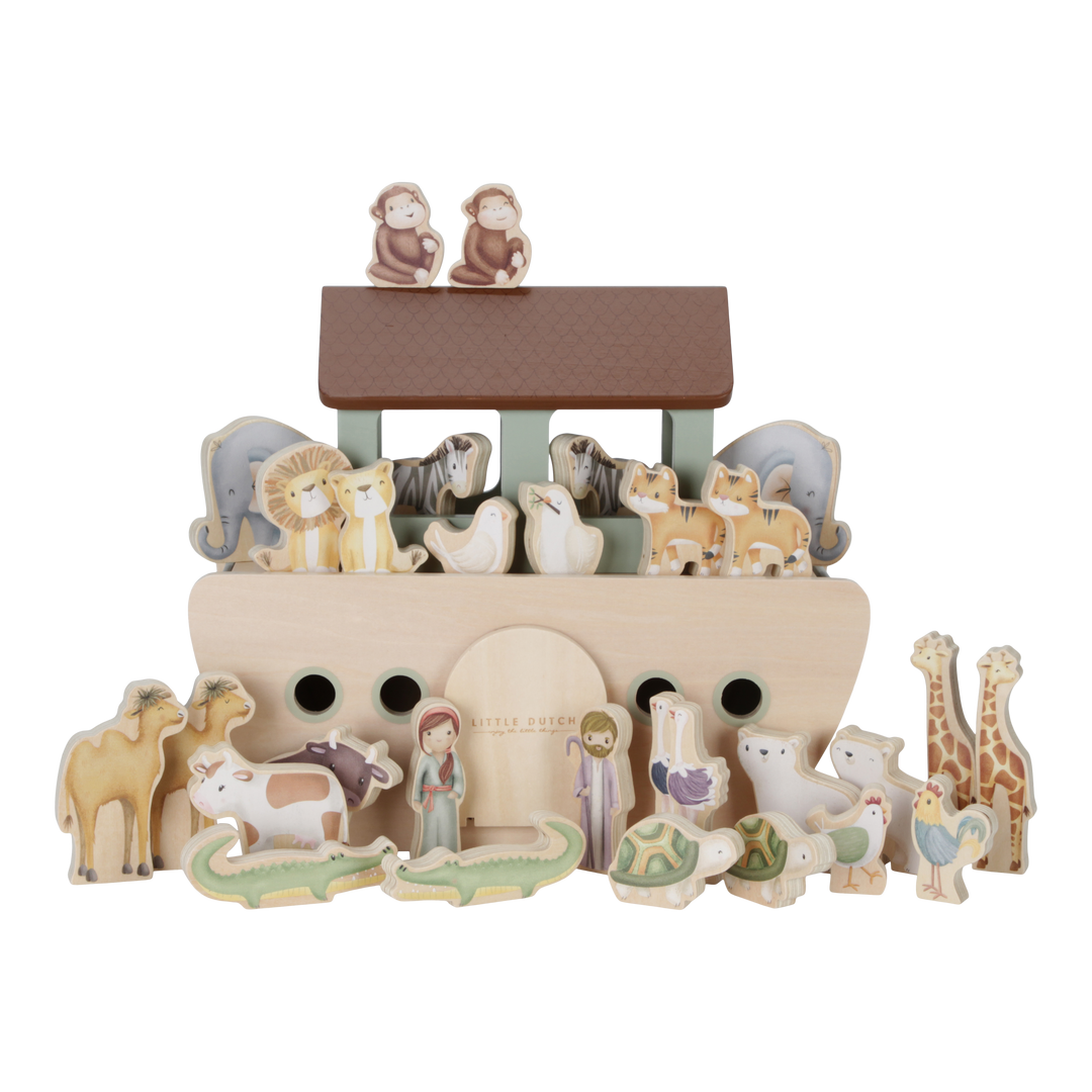 Little Dutch Noah's Ark Kids Wooden Playset