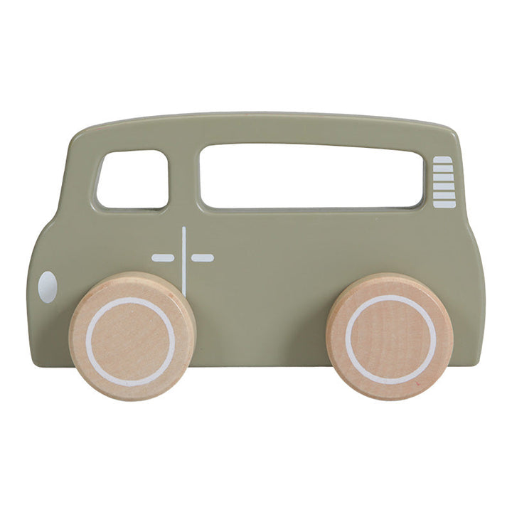 Little Dutch Wooden Driveable Van With Solid Wooden Wheels