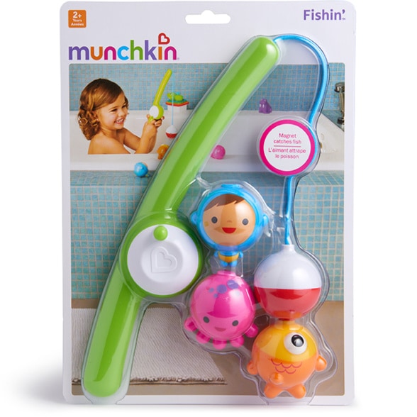 Munchkin Magnetic Kids Fishin Bath Toy With Fishing Rod And Underwate Motherworld