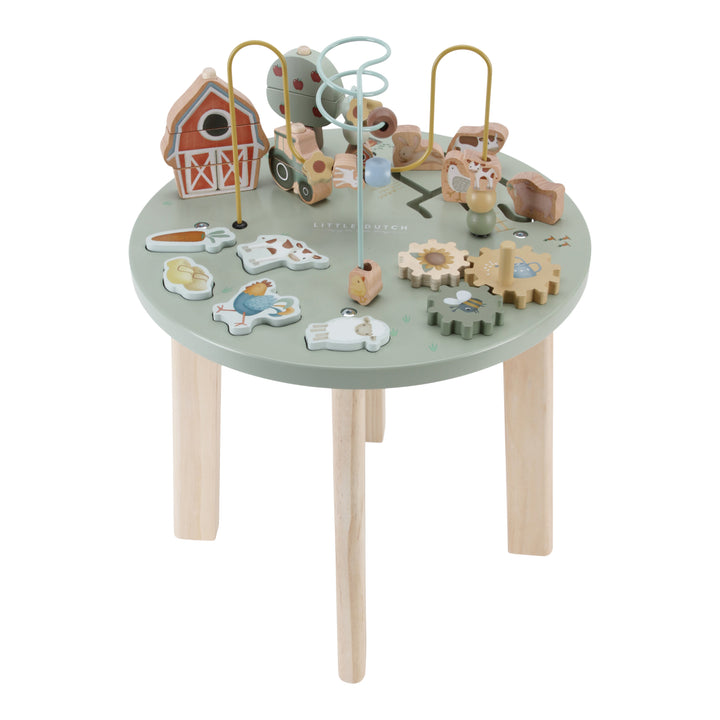 Little Dutch Little Farm Baby Kids Activity Table Centre