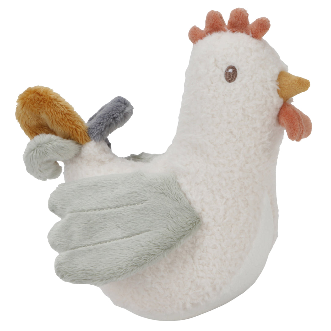 Little Dutch Little Farm Tumbler Chicken Baby Soft Toy