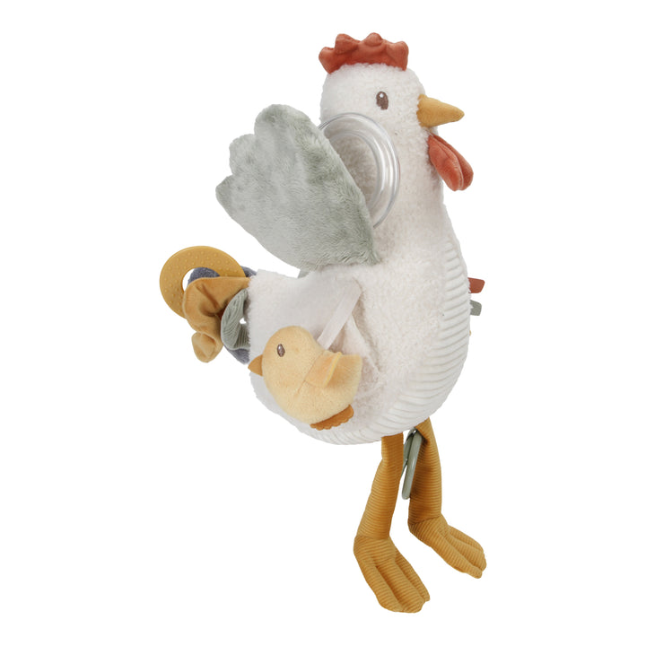 Little Dutch Little Farm Activity Chicken 25cm Plush Baby Toy