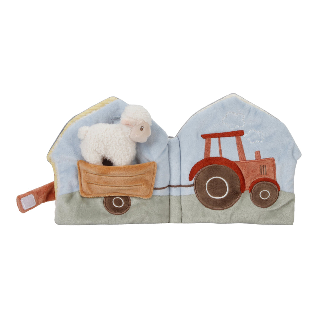 Little Dutch Little Farm Soft Activity Book Plush Baby Activity Toy