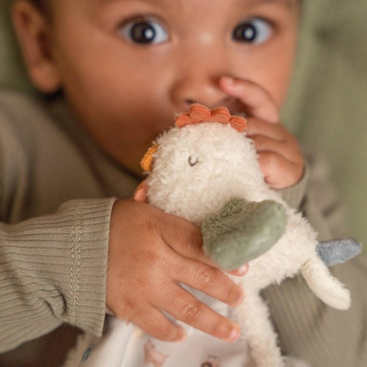 Little Dutch Little Farm Cuddle Cloth Chicken Baby Plush Comforter